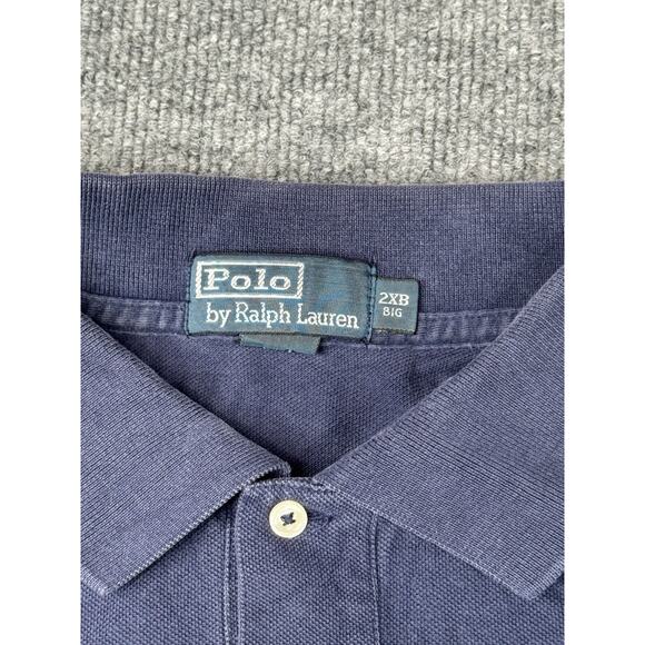 Polo Ralph Lauren Big Pony Polo Shirt Men's Size 2XB Navy Blue Prep Big 3 - Picture 3 of 16